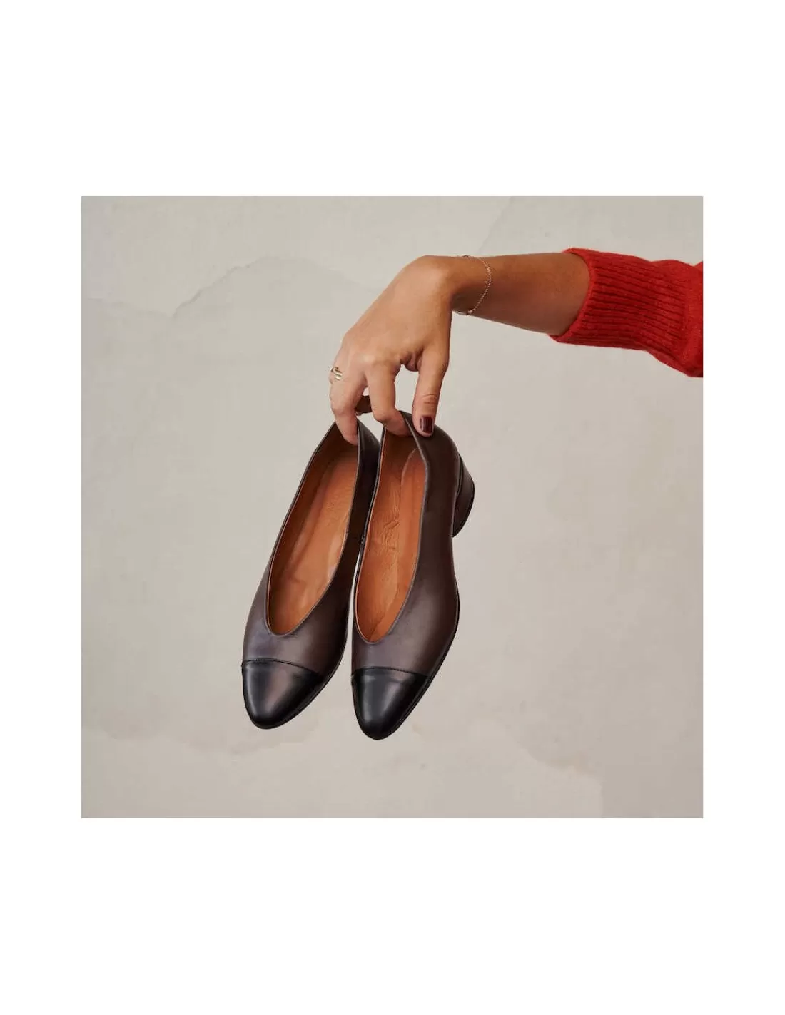 Mujer MONPIEL Bailarinas Manoletinas Mujer*Bailarina Amelie Tacon Punta Bicolor