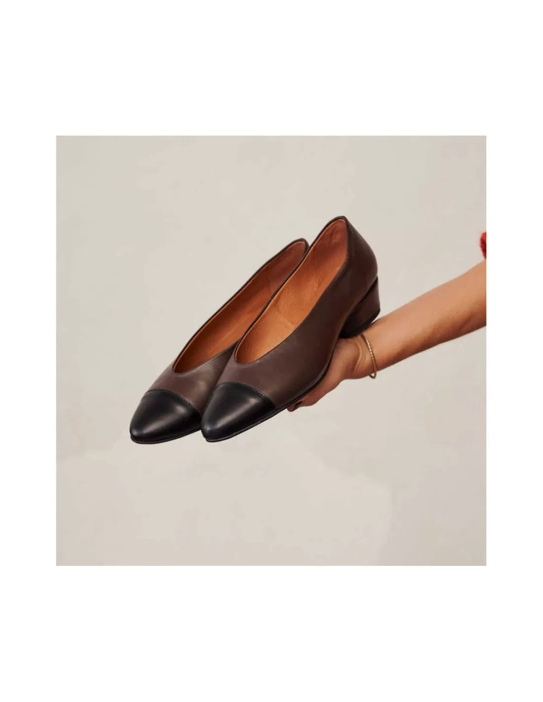 Mujer MONPIEL Bailarinas Manoletinas Mujer*Bailarina Amelie Tacon Punta Bicolor