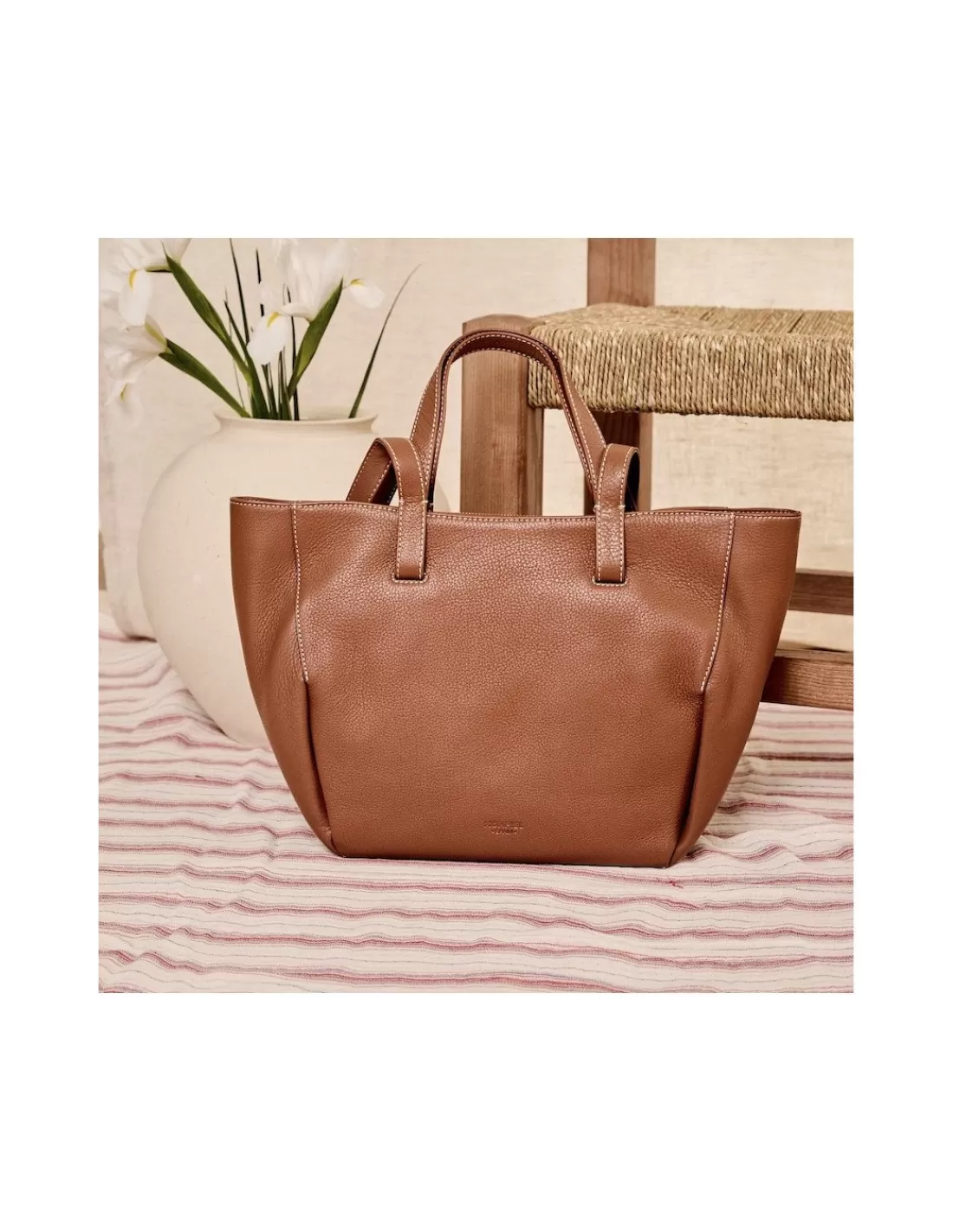 Mujer MONPIEL Outlet Mujer | Bolsos De Piel Grandes*Bolso Canasto Piel