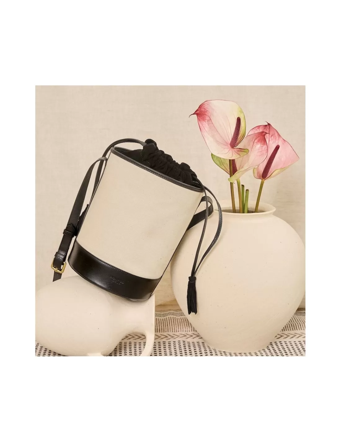 Mujer MONPIEL Bolsos De Piel Grandes | Bolsos Piel Mujer*Bolso Cubo Canva