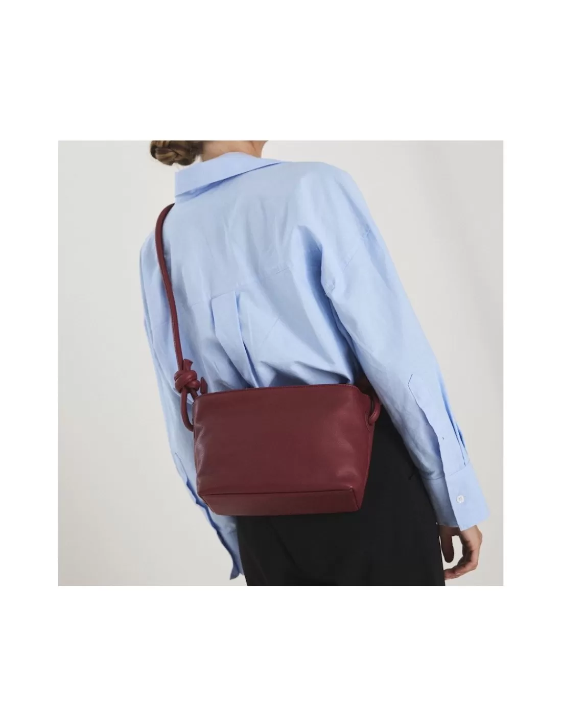 Mujer MONPIEL Bolsos De Piel Medianos | Bolsos Piel Mujer*Bolso Nudos Pequeno