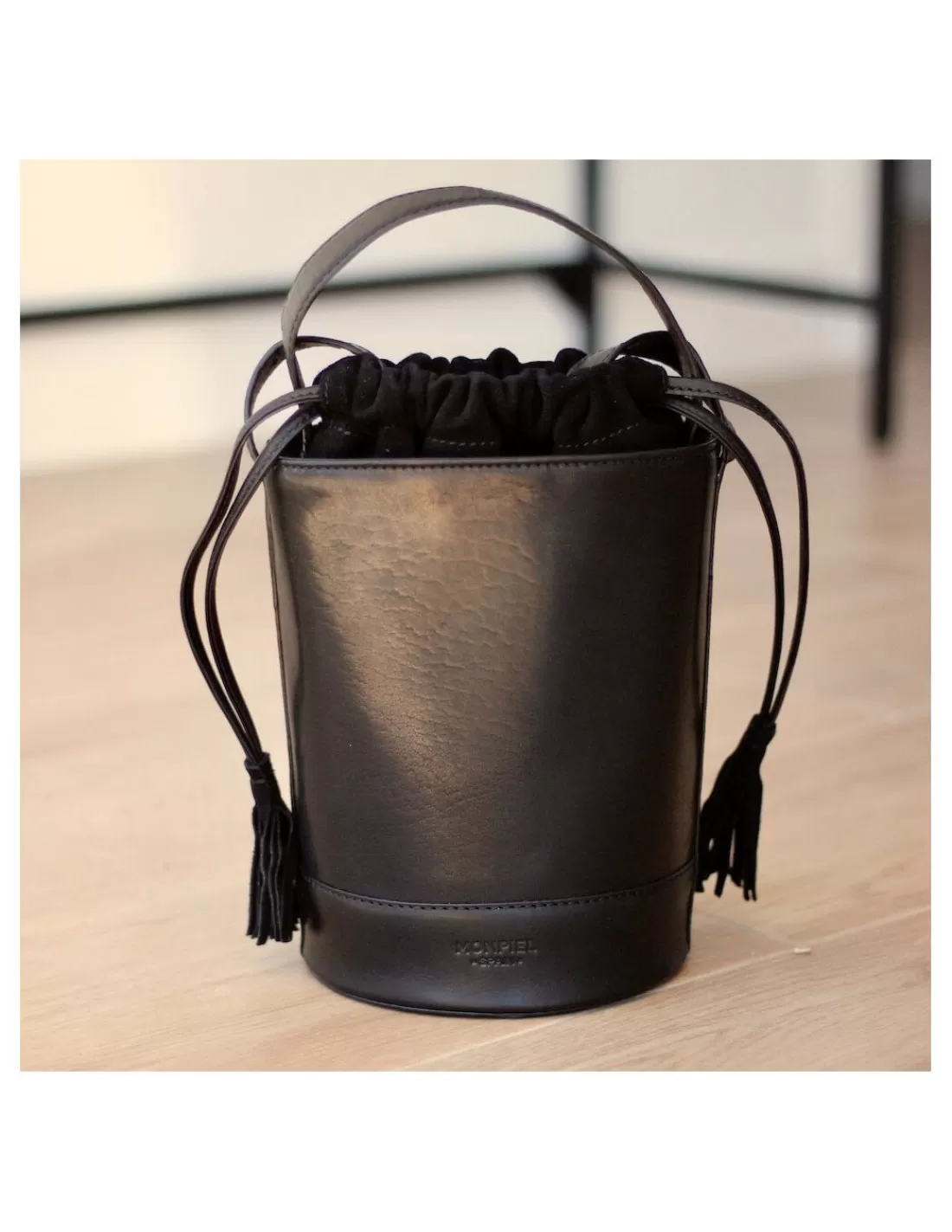 Mujer MONPIEL Bolsos De Piel Pequeños | Bolsos Piel Mujer*Bolso Redondo Cubo Pequeno