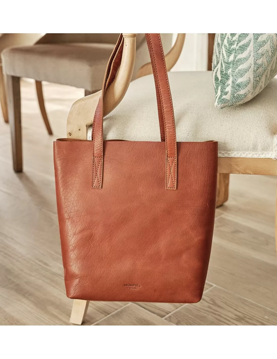 Mujer MONPIEL Bolsos De Piel Grandes | Outlet Mujer*Bolso Shopper Basic