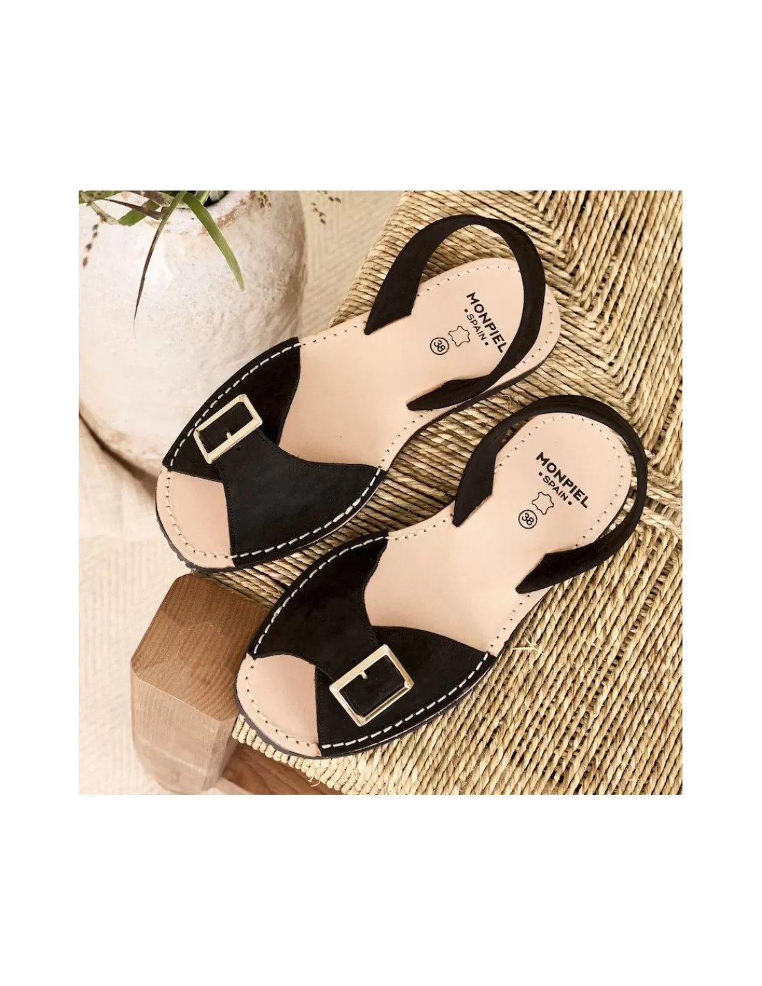 Mujer MONPIEL Outlet Mujer | Sandalias Piel Mujer*Sandalia Menorquina Hebilla